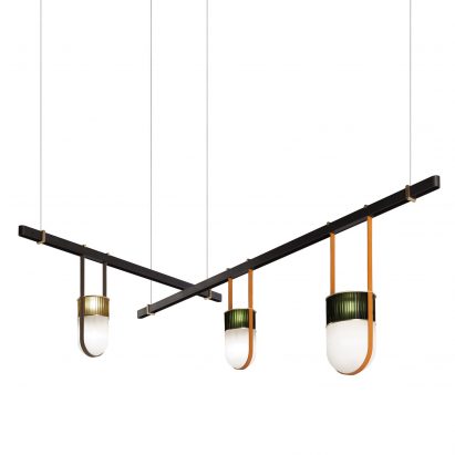Neri&Hu's Xi lamps are designed to emulate the early morning sunlight