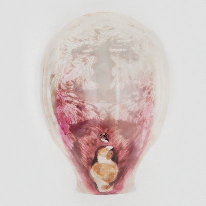 Neri Oxman creates masks inhabited by pigment-producing microorganisms