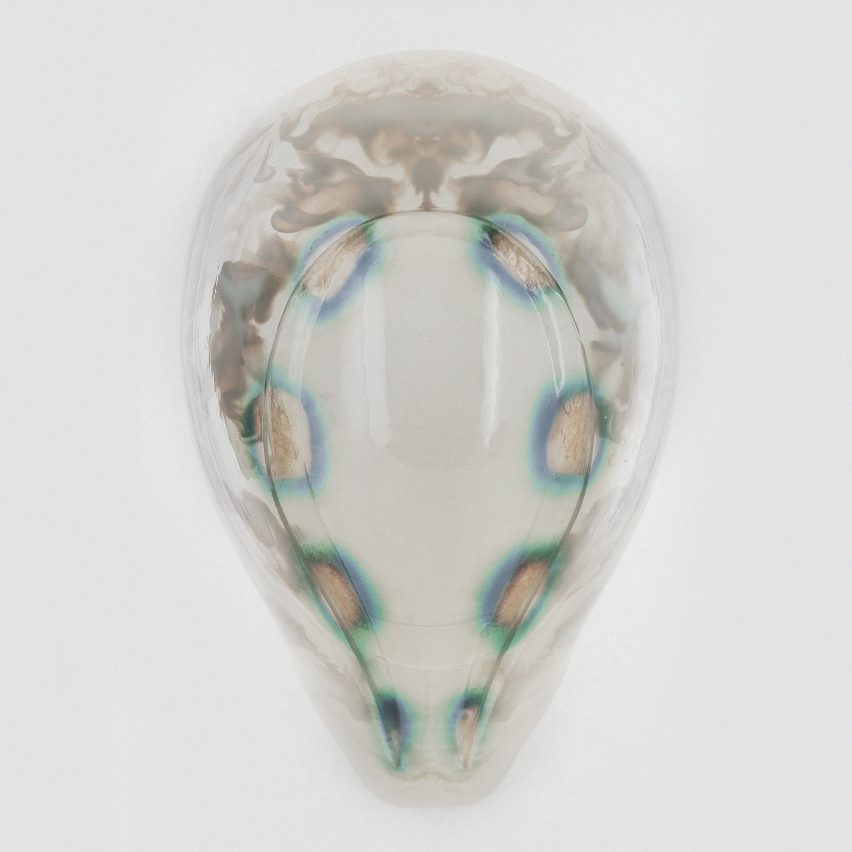 Neri Oxman creates masks inhabited by pigment-producing microorganisms