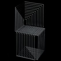 Thomas Feichtner bases Octagon chair on wire fencing and shopping trolleys