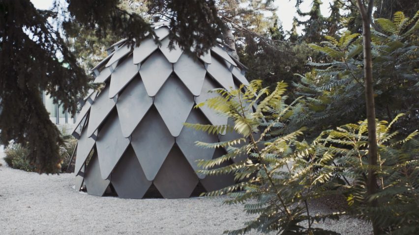 Pinecone mobile gazebo by mmcité1 and Atelier SAD