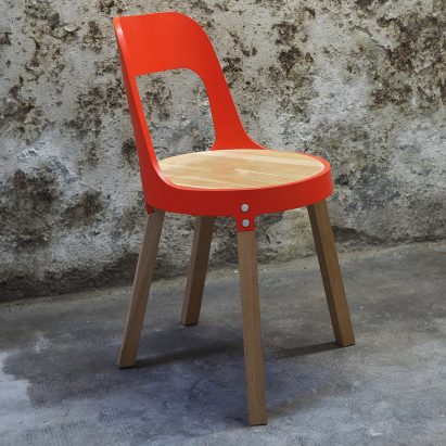 Christophe Machet uses CNC-cut sewage pipes to create his Pipeline chairs