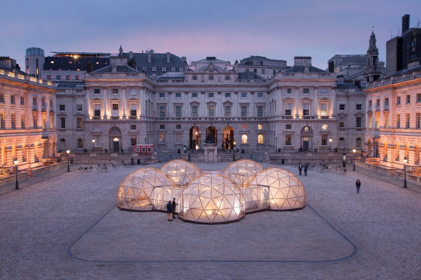 Pollution Pods by Michael Pinsky at Somerset House