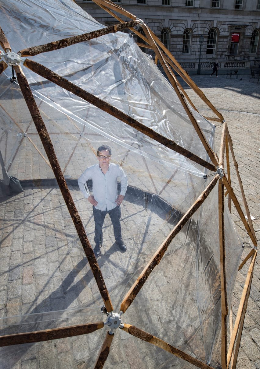 Pollution Pods by Michael Pinsky at Somerset House