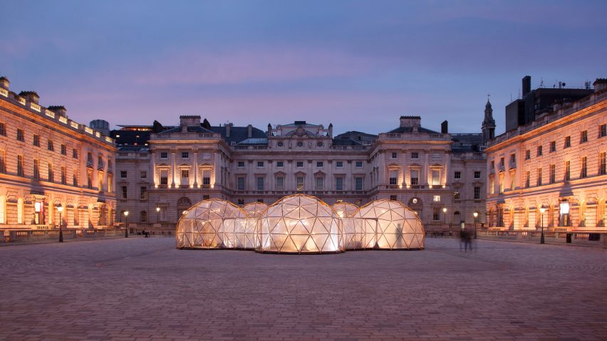 Pollution Pods by Michael Pinsky at Somerset House