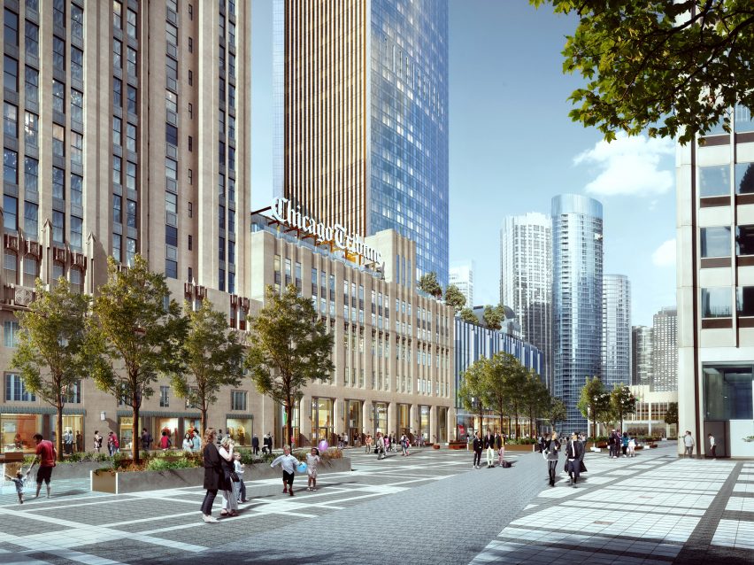 Tribune Tower by Adrian Smith Gordon Gill Architecture