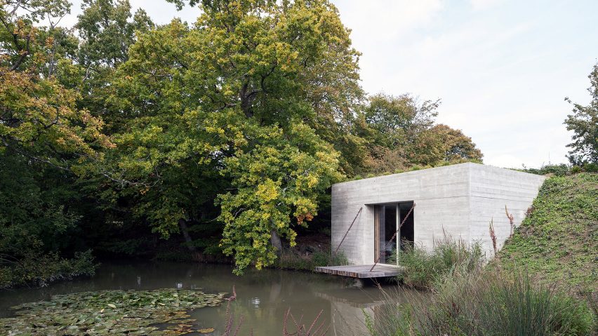 Carmody Groarke creates two ruin-like pavilions in the grounds of English country home