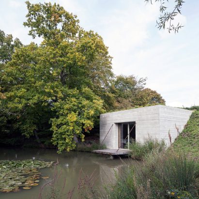 Carmody Groarke creates two ruin-like pavilions in the grounds of English country home