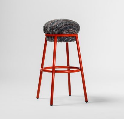 Stephen Burks has collaborated with Bolon to create new materials for his Grasso furniture collection for BD Barcelona Design