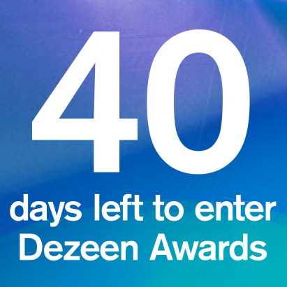 Join us in London to celebrate 40 days to go until Dezeen Awards entries close