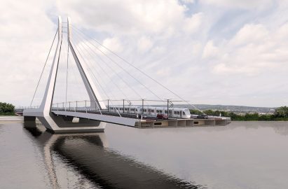 New Budapest Bridge by UNstudio