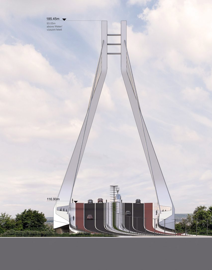 New Budapest Bridge by UNstudio