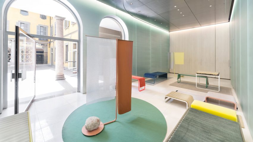Katrin Greiling turns Kinnsand rugs into furniture