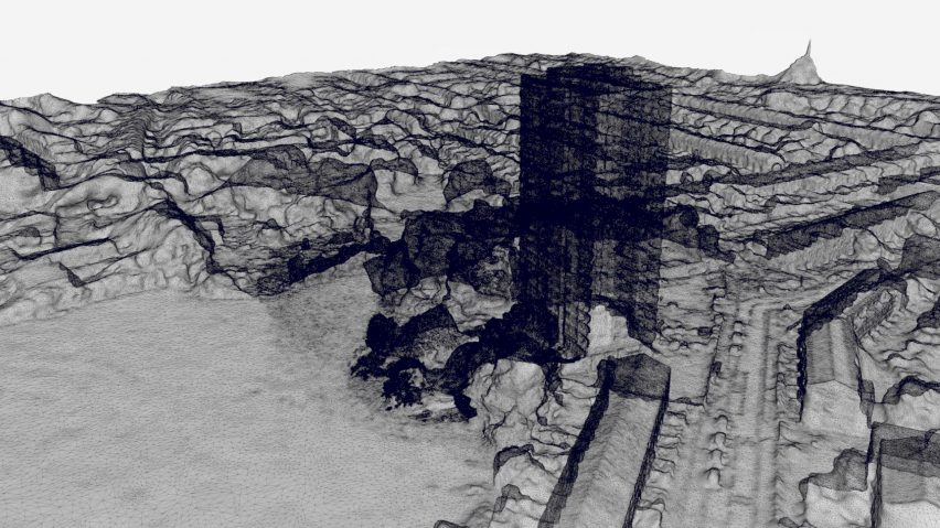 Frame from Elevation – a short documentary by Dezeen about how drones will change cities