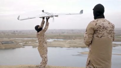 Frame from Elevation – a short documentary by Dezeen about how drones will change cities