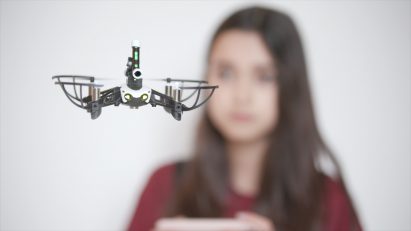 Frame from Elevation – a short documentary by Dezeen about how drones will change cities
