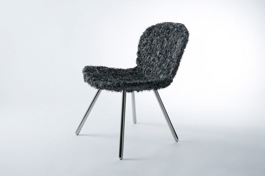 we+ creates "comfortable" spiky chair and matching vases