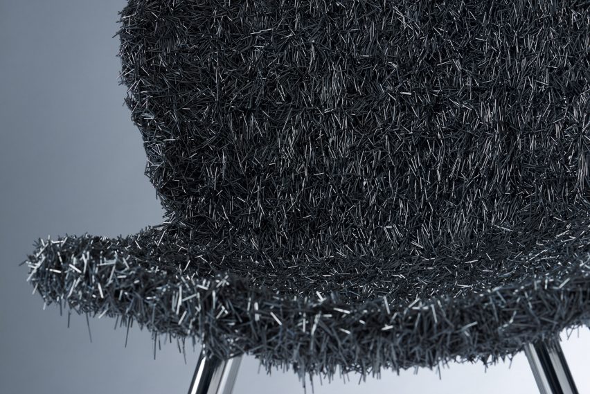 we+ creates "comfortable" spiky chair and matching vases