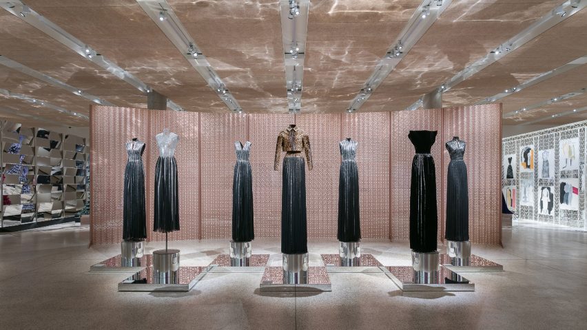 Azzedine Alaïa’s Design Museum exhibition teams garments with custom-made screens