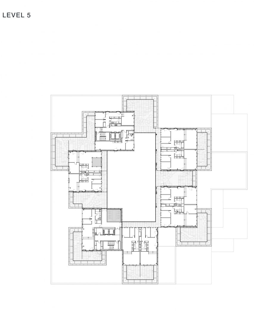 Fifth floor plan