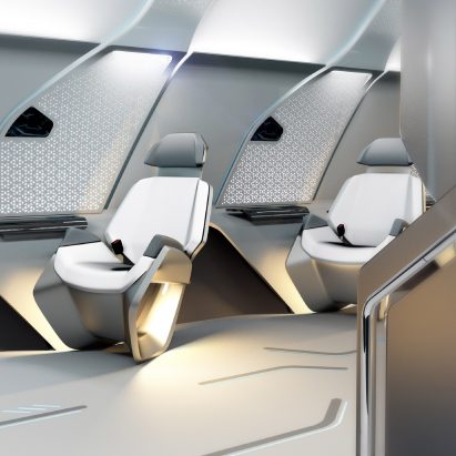 BMW designs "human-centric" Hyperloop One passenger capsule for Dubai network