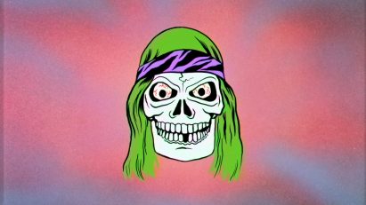 Motorbike-riding ghouls feature in Stevie Gee 80s-inspired animation for Cancer Bats