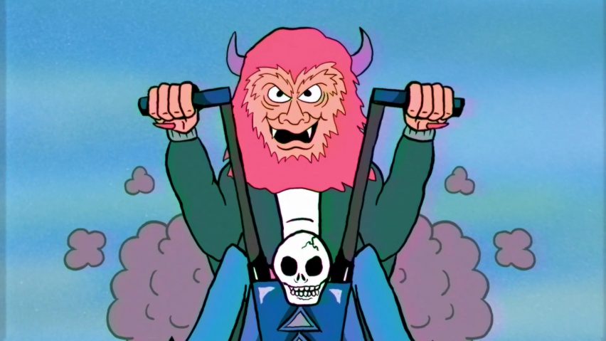 Motorbike-riding ghouls feature in Stevie Gee 80s-inspired animation for Cancer Bats