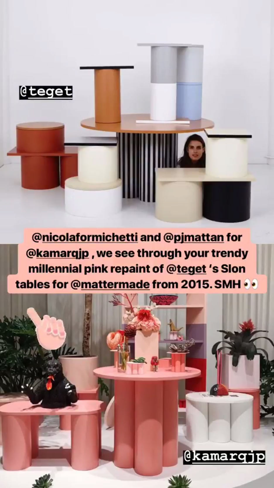Diet Prada's plagiarism accusation, published on Instagram
