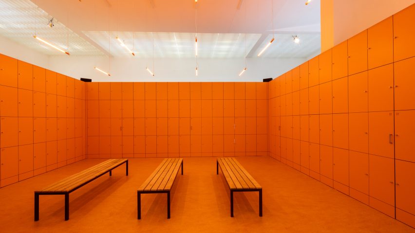 Dutch Pavilion WORK, BODY, LEISURE. 16th International Architecture Exhibition - La Biennale di Venezia, FREESPACE. Photos: Daria Scagliola