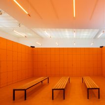 Dutch Pavilion WORK, BODY, LEISURE. 16th International Architecture Exhibition - La Biennale di Venezia, FREESPACE. Photos: Daria Scagliola