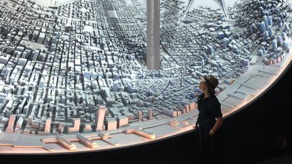 Es Devlin with her Egg installation