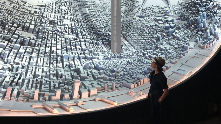 Es Devlin with her Egg installation