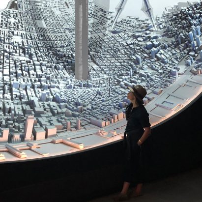 Es Devlin with her Egg installation