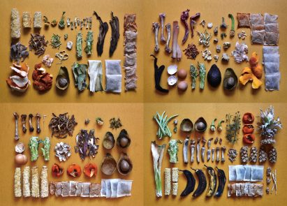 RCA graduate Kosuke Araki has created a range of tableware from recycled food waste.