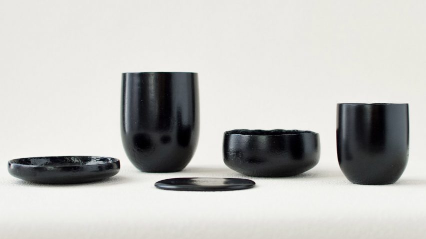 Kosuke Araki turns food waste into tableware