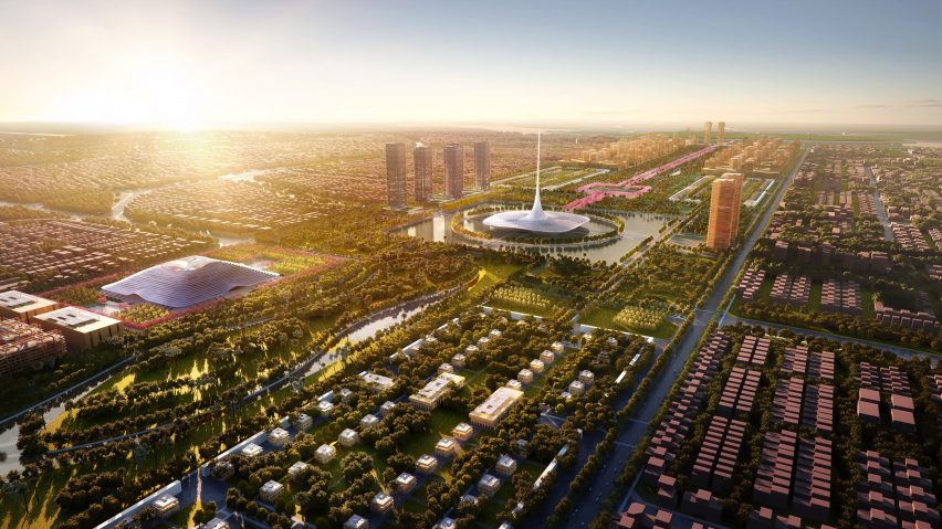 Foster + Partners Amaravati Masterplan