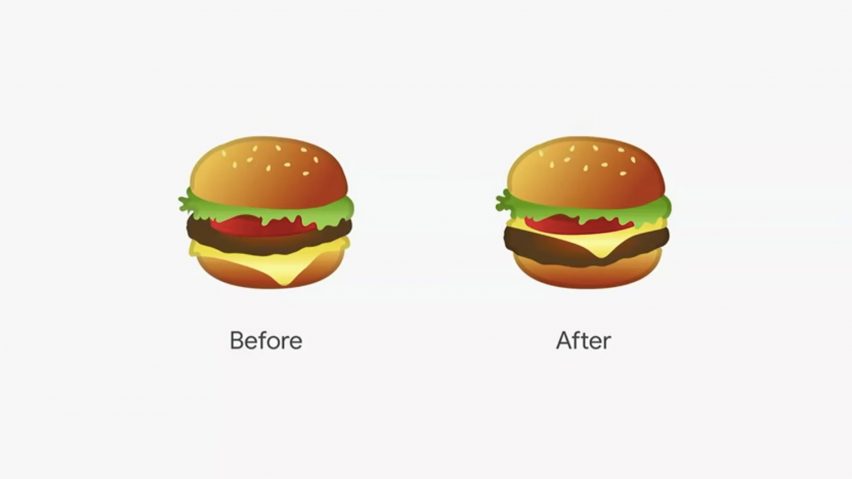 Google fixes burger emoji