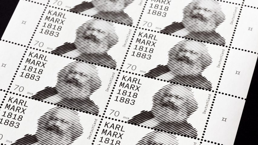 Commemorative Karl Marx stamp celebrates economist's 200th birthday