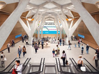 Metro Tunnel project in Melbourne