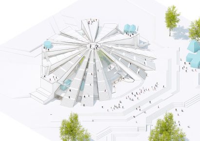 Tirana pyramid by MVRDV