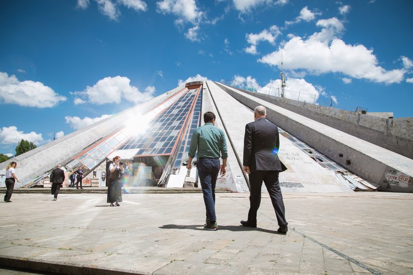 Tirana pyramid by MVRDV