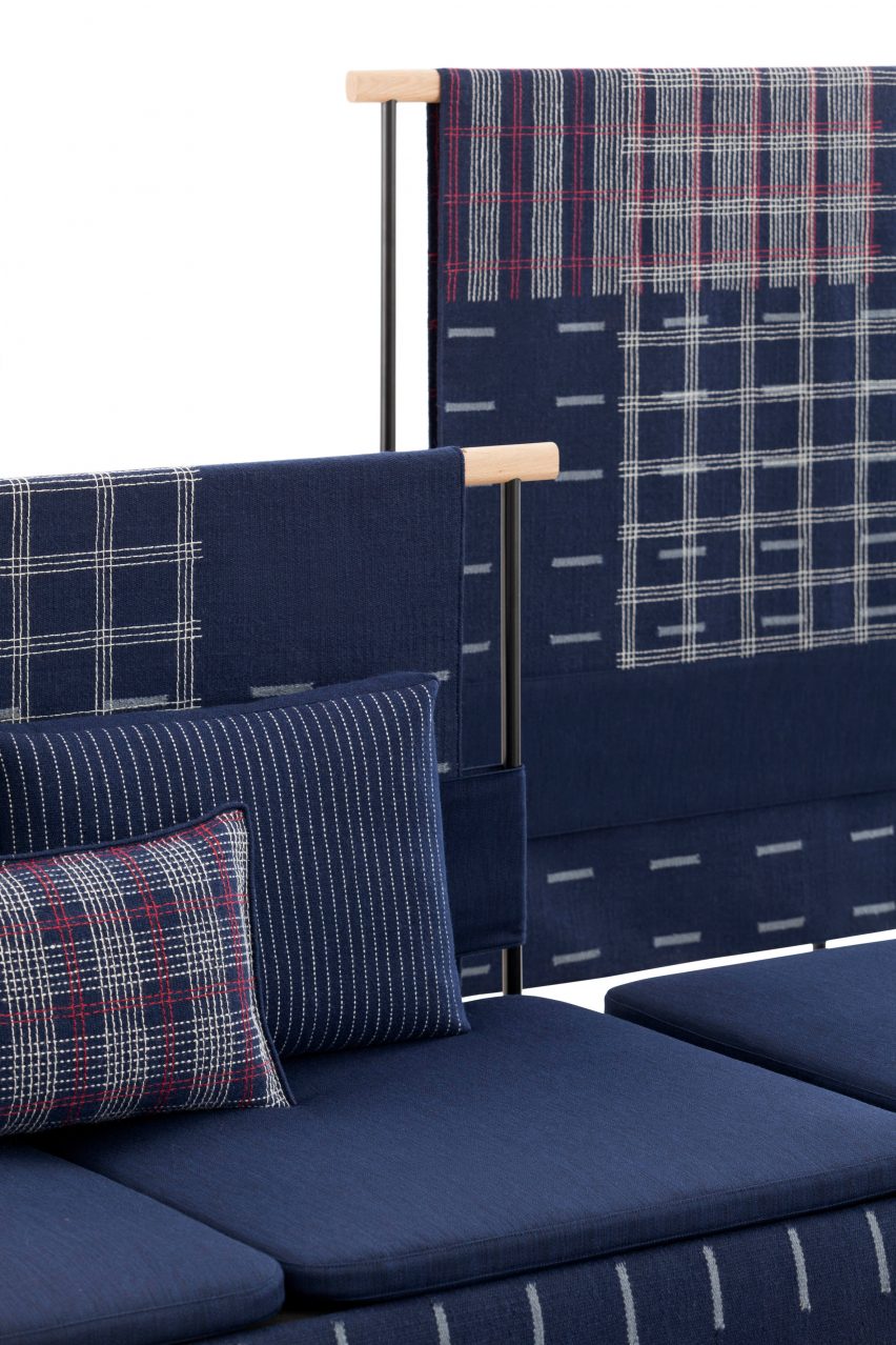 Neri&Hu design modular rug, screen and sofa collection for Gan
