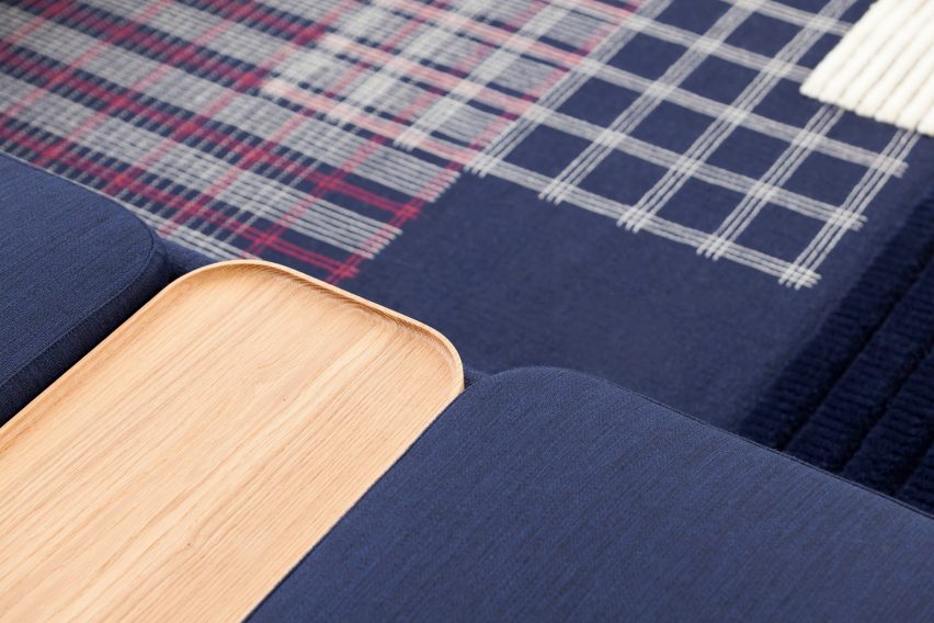 Neri&Hu design modular rug, screen and sofa collection for Gan