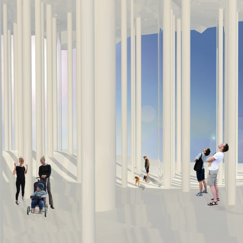 Lilach Borenstein proposes multi-storey park to give inhabitants a break from urban stress