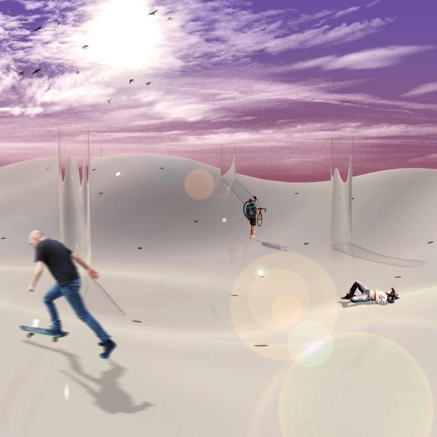 Lilach Borenstein proposes multi-storey park to give inhabitants a break from urban stress