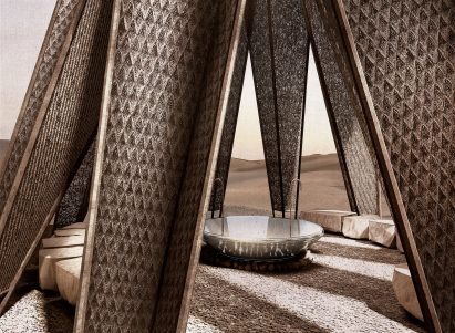 Nomad Pavilion by Dina Haddadin and Rasem Kamal