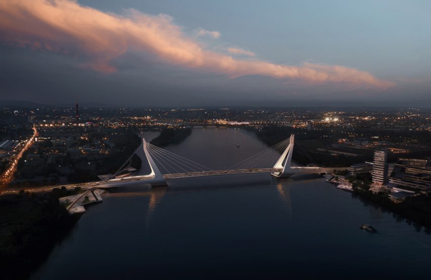 New Budapest Bridge by UNstudio