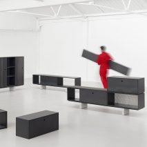 Paul Crofts designs storage system for Isomi made up of modular wooden units