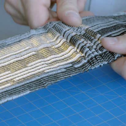 Rich Brilliant Willing combines flexible OLED panels with 3D knitting for NYCxDesign