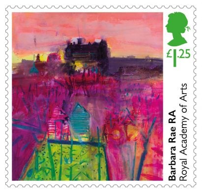 Grayson Perry and Tracey Emin mark Royal Academy's 250th anniversary with bespoke stamp designs